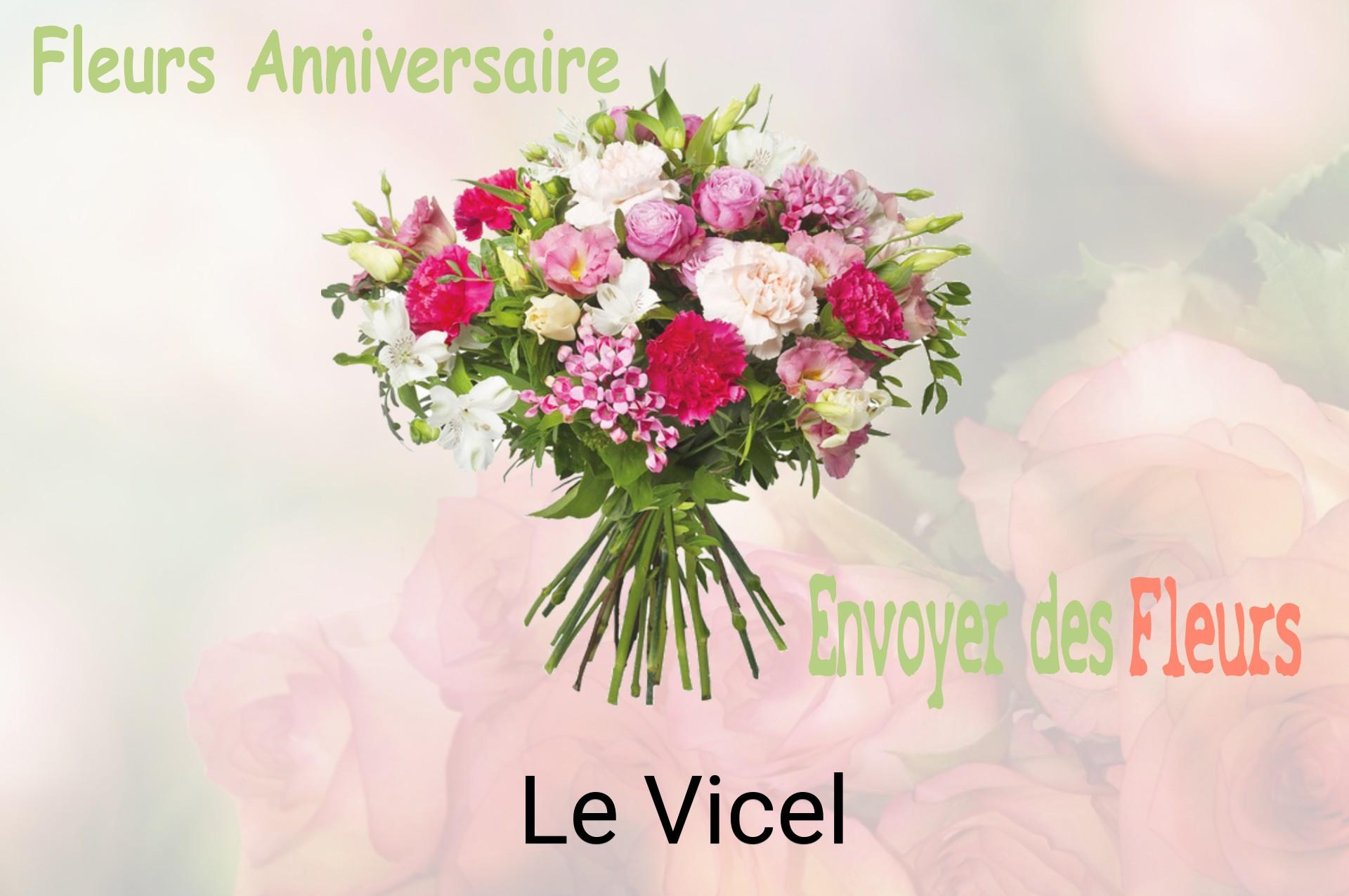 Bouquet de fleurs d’anniversaire livré à Le Vicel